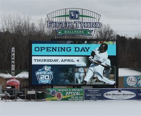 We can't wait. Opening Day for the West Michigan Whitecaps is April 4th ...