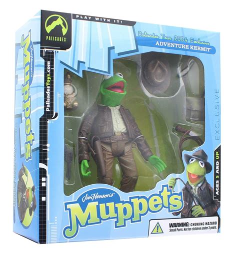 The Muppets Exclusive 5 Inch Action Figure - Adventure Kermit - Walmart ...