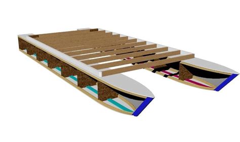 Pontoon Boat Plans Easy to build from common lumber. Get your set of ...