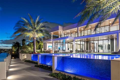 Brand New Waterfront Mansion in Boca Raton with Exceptional Quality and ...