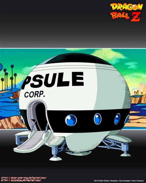 Spaceship Capsule Corp SFN | Dragon ball, Dbz, Retro futurism