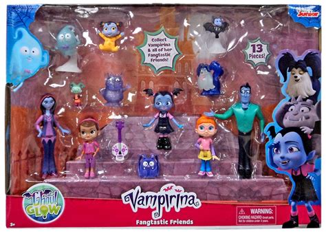 Disney Junior Vampirina Ghoul Glow Fangtastic Friends Figure 13-Pack ...