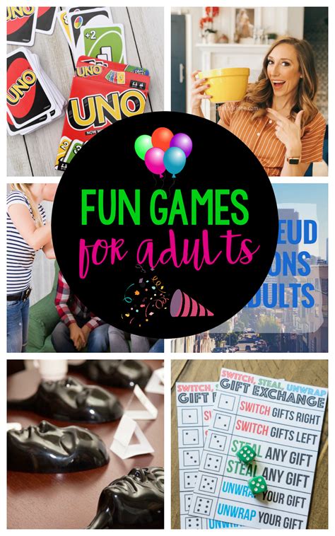 Game Ideas For Adults