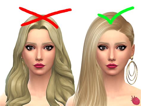 Mod The Sims - Hide all female hair from CAS