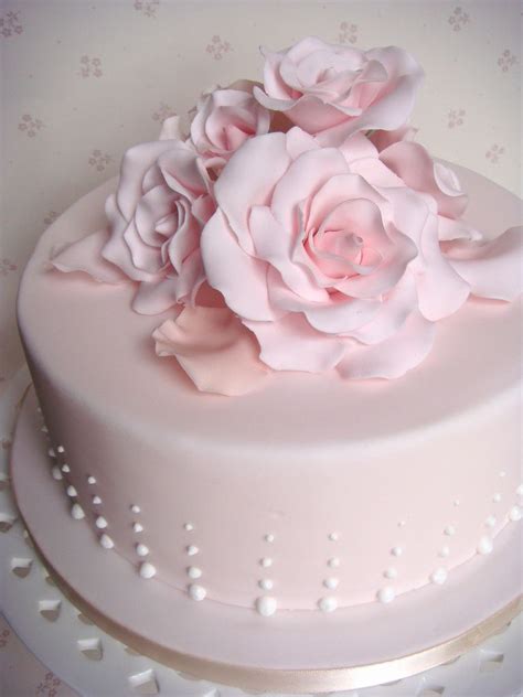 Pastel pink rose petal cake | Petal cake, Rose petal cake, Rose cake