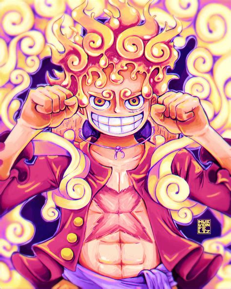 ArtStation - Luffy GEAR 5