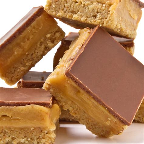 Caramel Shortbread Squares Recipe