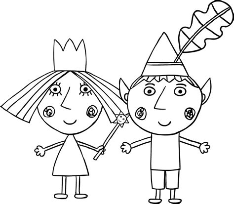 Ben And Holly Coloring Pages Printable Coloring Pages - Riset