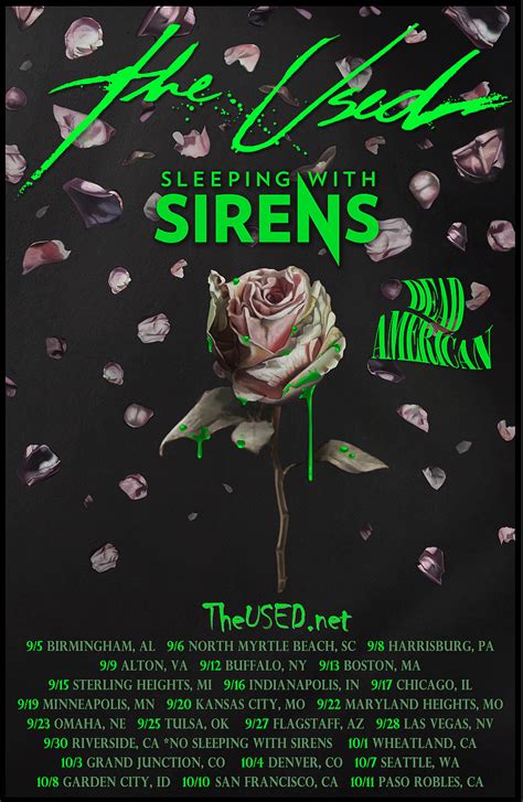 The Used and Sleeping With Sirens announce 2023 fall tour