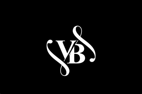 VB Monogram logo Design V6 By Vectorseller | TheHungryJPEG