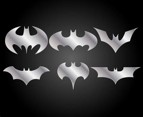 Six Batman Logo Vector Set Vector Art & Graphics | freevector.com