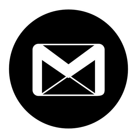 Gmail Logo.png Black And White