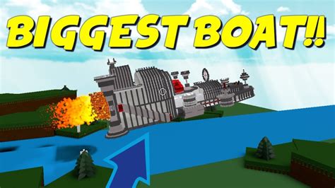 BIGGEST BOAT IN BABFT!! - YouTube