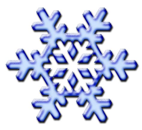 Blue Snowflakes Clipart | Free download on ClipArtMag