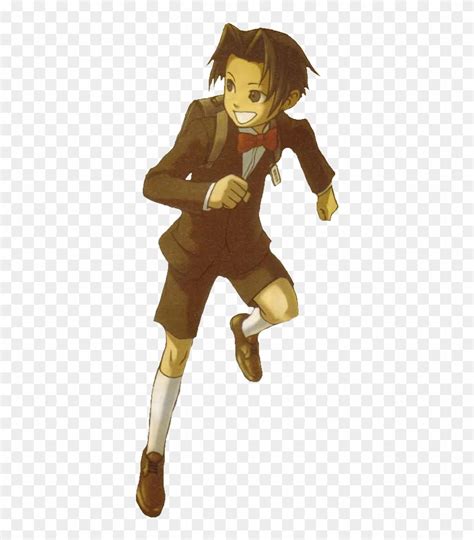 Miles Edgeworth~ - Kid Miles Edgeworth, HD Png Download - 460x948 ...