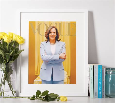 Kamala Harris Vogue Cover Magazine Print Madam Vice President | Etsy