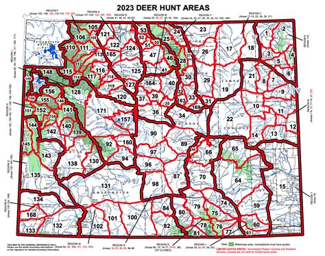 Deer Hunt Area Boundary Descriptions - Wyoming Hunting | eRegulations