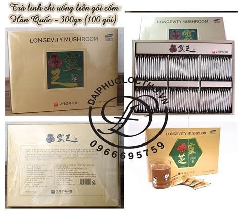 Trà Linh Chi Hàn Quốc Longevity Mushroom - Đại Phúc Lộc Thọ