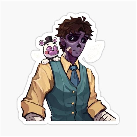 "Michael Afton Funny Fanart Sticker" Sticker for Sale by doriliti ...