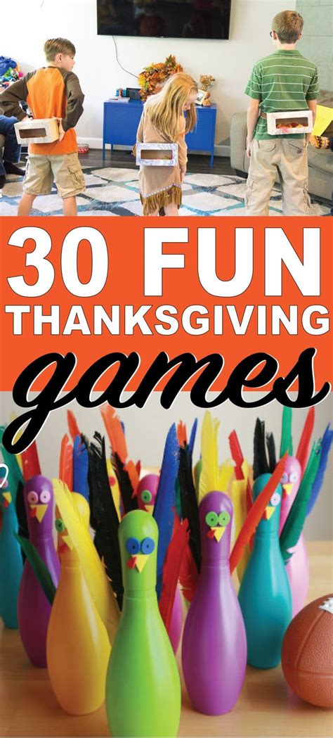 30 Fun Thanksgiving Games for the Whole Family | Fun thanksgiving games ...