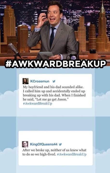 The Tonight Show starring Jimmy Fallon - Hashtags Awkward Breakups ...