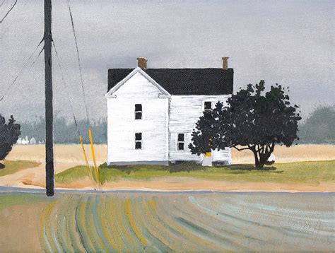 Farmhouse, 8x12, oil on canvas, 2003 | Art, Oil on canvas, Painting