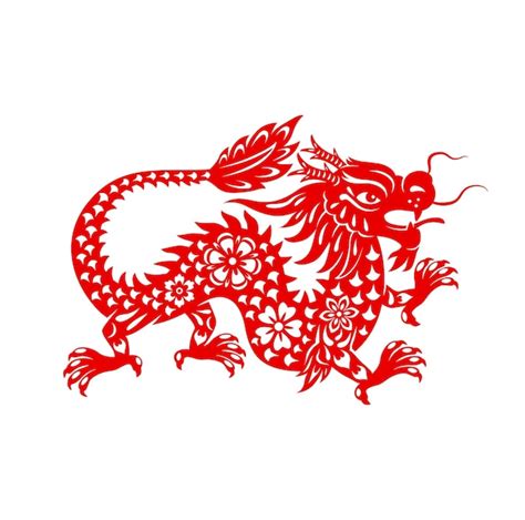 Premium Vector | Chinese lunar new year dragon zodiac sign