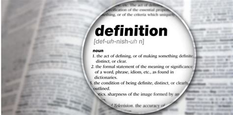 How to check your definitions and know what you're talking about!