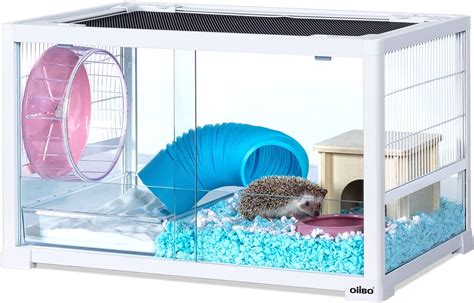 今年人気のブランド品や さくら機電OIIBO Glass Hamster Cage with Big View, 23 Gallon ...