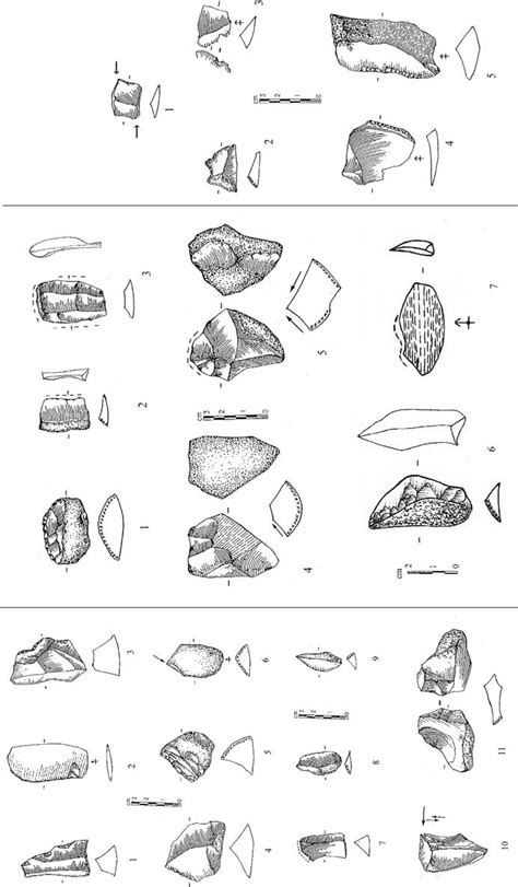 Flaked artifacts from Tabon, Guri, and duyong Caves. Tabon Cave (left ...