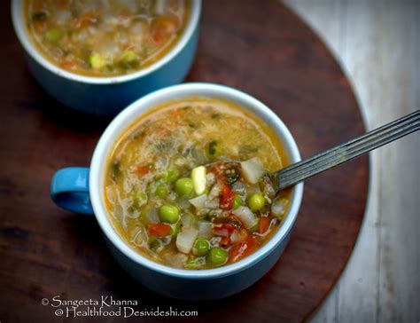 soup dinners | chunky turnip soup recipe with tomatoes and peas