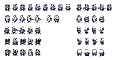 Deltarune Sans Sprite Sheet