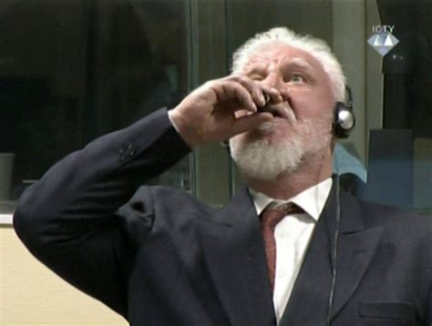 Slobodan Praljak, ex-Bosnian Croat military chief, dead after drinking ...