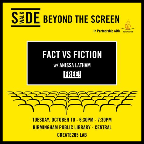 Beyond The Screen: Fact vs Fiction - Sidewalk Film Center & Cinema