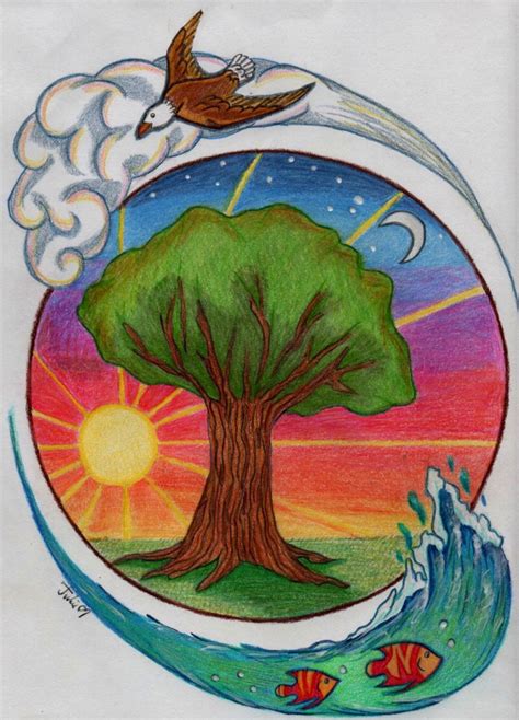 Nature's Four Elements by jujubeeze on @DeviantArt | Earth drawings ...