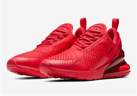 Nike Releases A “Triple Red” Air Max 270 – Fitness and Health | Red air ...