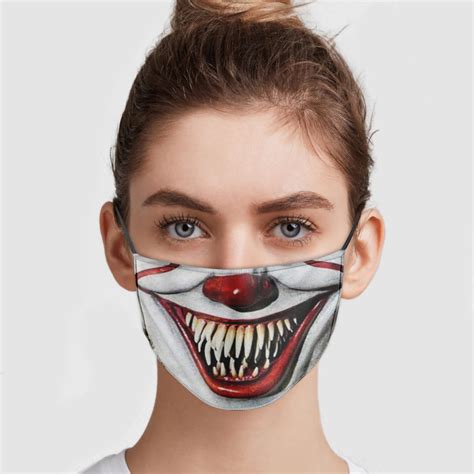 Pennywise Mouth Face Mask | Allbluetees.com