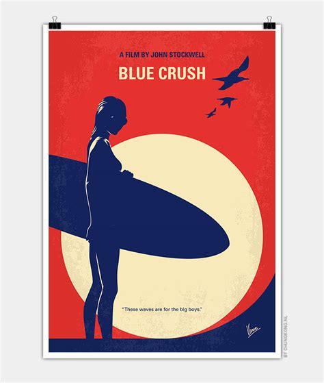 No1251 My Blue Crush minimal movie poster – CHUNGKONG