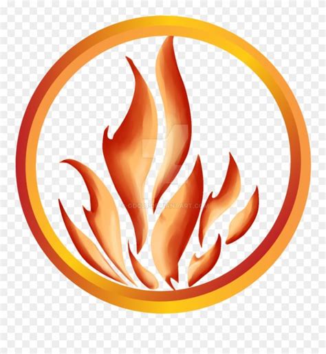 Download Flame Ring Png - Dauntless Divergent Symbol Clipart (#4245965 ...