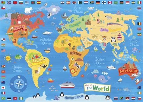 World Map Kids Printable Free Printable World Map World Map | Images ...