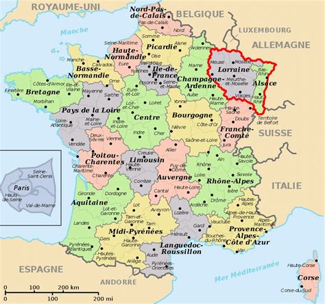 Alsace-Lorraine | Regions of france, France map, French department