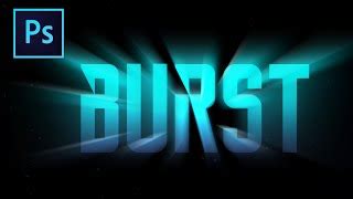 Light Burst Text Effect - Photoshop Tutorial ( Beginners) | Doovi