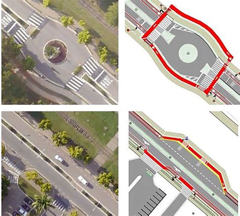 Current situation and executive project of bike paths for a segment of ...