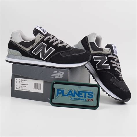 Jual Sepatu NB 574 Black Grey | Shopee Indonesia