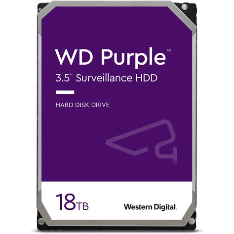 WD 18TB Purple 7200 rpm SATA III 3.5" Internal