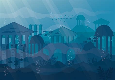 Download the City of Atlantis Illustration 206757 royalty-free Vector ...