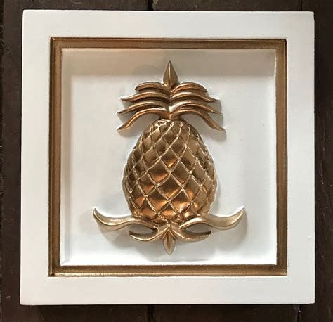 White Pineapples Pineapple Decor Brown Pineapples Pineapple - Etsy