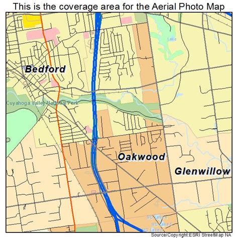 Aerial Photography Map Of Oakwood OH Ohio | Maps Of Ohio