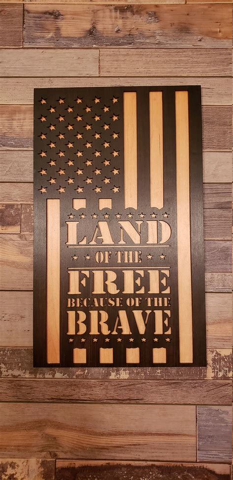 Land of the Free Flag | Etsy