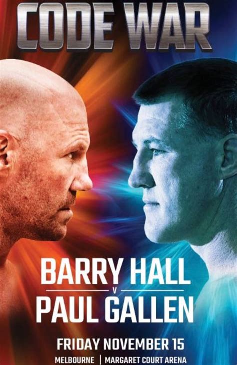 Paul Gallen vs Barry Hall boxing fight date, time, how to watch